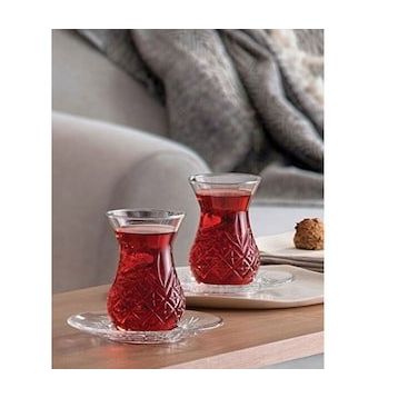 Paşabahçe Timeless Kesme Kristal 12'li Çay Bardak
