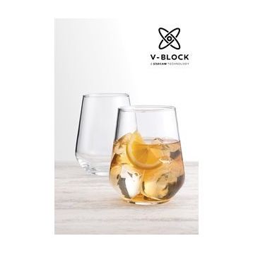 Paşabahçe V-Block Allegra 6'lı 425 cc Su Bardağı