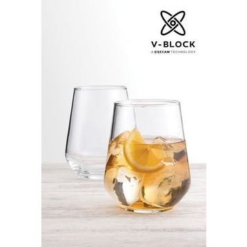 Paşabahçe V-Block Allegra 6'lı 425 cc Su Bardağı