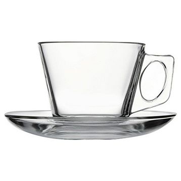 Paşabahçe Vela 6 Adet Tabaklı Çay Fincanı
