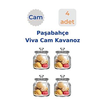 Paşabahçe Viva Cam Kavanoz Erzak Saklama Kabı