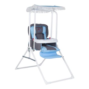 Pashababy Mavi Tenteli Leon Bebek Salıncağı
