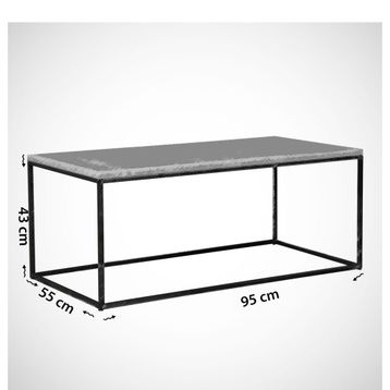 Pasific Home Cosco Beyaz Mermer Orta Sehpa