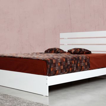 Pasific Home Huga Çift Kişilik Ahşap 180X200 CM Beyaz Karyola