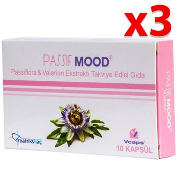 Passif Mood Passiflora Kediotu Ekstraktı 10 Kapsül