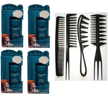 Passionate 4x20 gr Mavix Şekillendirici Hacim Veren Saç Pudrası + 4 Adet Şekillendirici Tarak