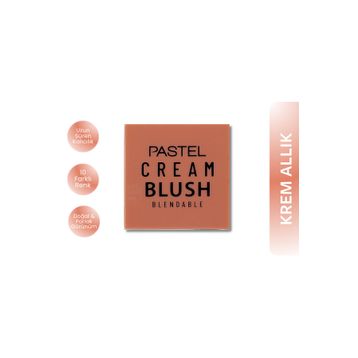 Pastel Blossom No 44 Cream Blush Blendable Krem Allık