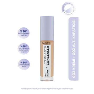 Pastel Eye Cream + Hydrating Satin Concealer 4.3 ml 66 Deep Medium Kapatıcı
