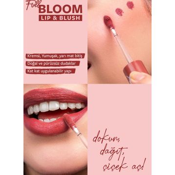 Pastel Full Bloom Lip Blush 75 Blur Ruj ve Allık