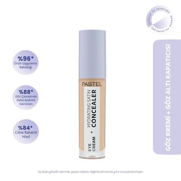 Pastel Make Up To Skin Care Hydrating 64 Medium Light Göz Altı Kapatıcısı ve Göz Kremi