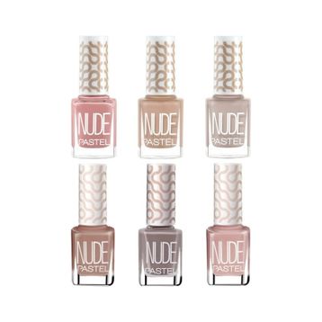 Pastel Nude 6'lı Oje Seti