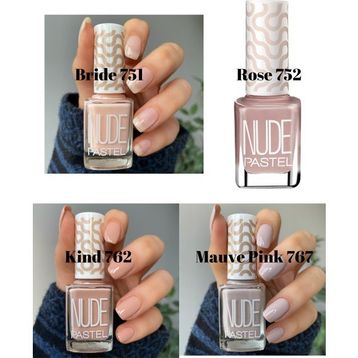 Pastel Nude 751+752+762+767 4'lü Oje