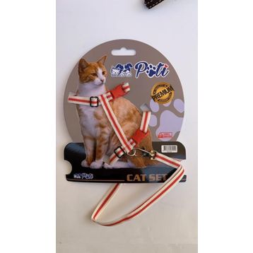 Pati Kırmızı Beyaz Ayarlanabilir Yavru Köpek ve Kedi Boyun Tasması