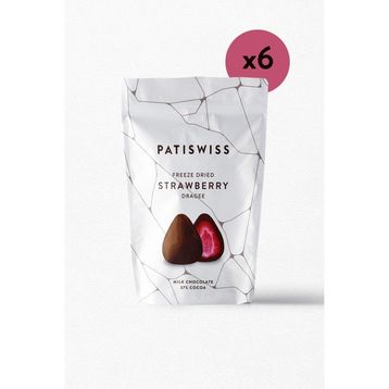 Patiswiss 80 gr Sütlü Çikolatalı Çilek Draje (6 adet)
