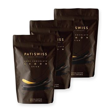 Patiswiss Bitter Çikolata Kaplı Limon Çubukları 80 gr
