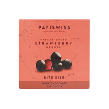 Patiswiss Bitter Çikolatalı Çilek Draje 100 gr