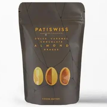 Patiswiss Dolce Karamel Çikolatalı Badem Draje