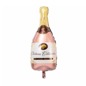Patladı Gitti 104x49 cm Chateau Celebration Yazılı Rose Gold Büyük Boy Bride To Be Bekarlığa Veda Folyo Balon