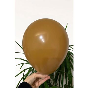 Patladı Gitti 12 inç Karamel Kahve 10 Adet Balon