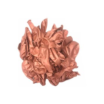 Patladı Gitti 12 inç Krom Rose Gold 10 Adet Balon