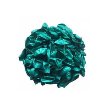 Patladı Gitti 12 inç Metalik Koyu Yeşil 10 Adet Balon