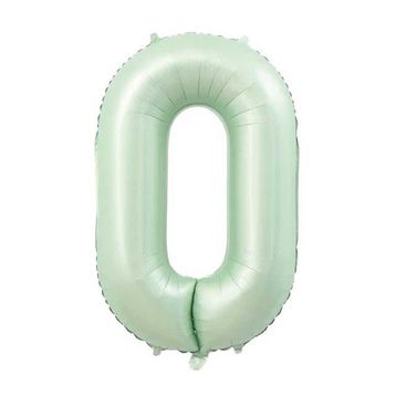 Patladı Gitti 34 inç 76-82 cm 0 Rakam Adaçayı Folyo Balon