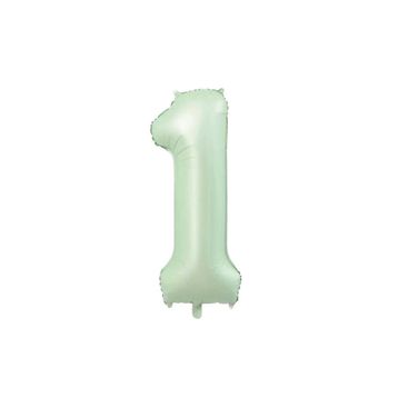 Patladı Gitti 34 inç 76-82 cm 1 Rakam Adaçayı Folyo Balon
