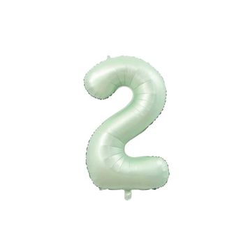 Patladı Gitti 34 inç 76-82 cm 2 Rakam Adaçayı Folyo Balon