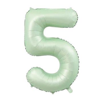 Patladı Gitti 34 inç 76-82 cm 5 Rakam Adaçayı Folyo Balon