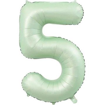 Patladı Gitti 34 inç 76-82 cm 5 Rakam Adaçayı Folyo Balon