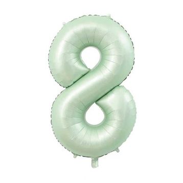 Patladı Gitti 34 inç 76-82 cm 8 Rakam Adaçayı Folyo Balon