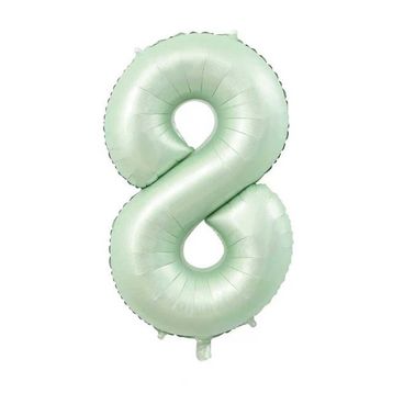 Patladı Gitti 34 inç 76-82 cm 8 Rakam Adaçayı Folyo Balon