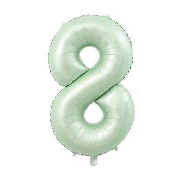 Patladı Gitti 34 inç 76-82 cm 8 Rakam Adaçayı Folyo Balon