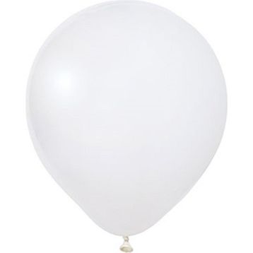 Patladı Gitti 45 cm 18 inç Beyaz Jumbo Büyük Boy Balon