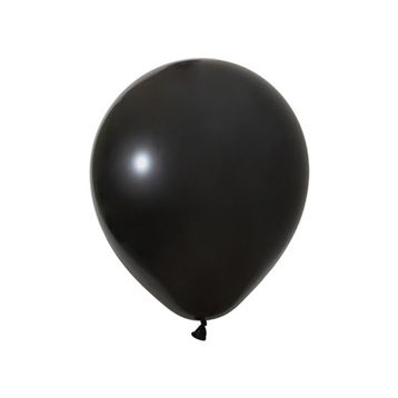 Patladı Gitti 45 cm 18 inç Siyah Jumbo Büyük Boy Balon