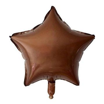 Patladı Gitti 45 cm Karamel Yıldız Bebek Çocuk Parti Kutlama Folyo Balon