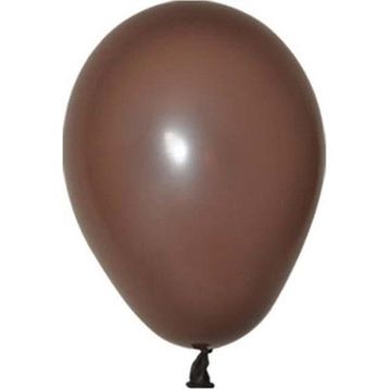 Patladı Gitti 5 inç Kahverengi 10 Adet Mini Balon