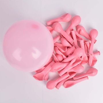 Patladı Gitti 5 inç Makaron Pembe 10 Adet Mini Balon