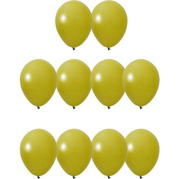 Patladı Gitti 5 inç Zeytin Yeşili 10 Adet Mini Balon