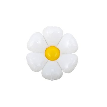 Patladı Gitti 59x68 cm Papatya Parti Kutlama Folyo Balon Seti