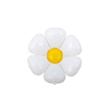 Patladı Gitti 59x68 cm Papatya Parti Kutlama Folyo Balon Seti