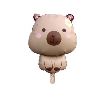 Patladı Gitti 71x48 cm Karamel Capybara Folyo Balon