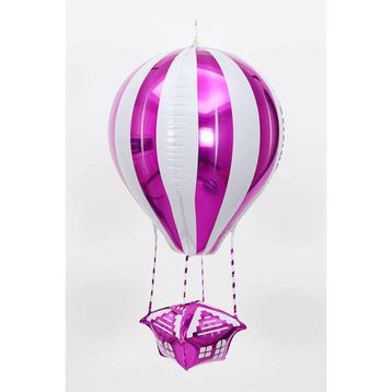 Patladı Gitti 88-28 cm 22 inç Uçan Balon Temalı Gül Kırmızı Folyo Balon