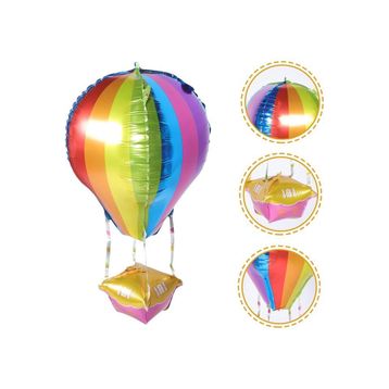 Patladı Gitti 88-28 cm 22 inç Uçan Balon Temalı Rengarenk Folyo Balon