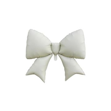 Patladı Gitti 98x75 cm Krem Kurdele Fiyonk Folyo Balon