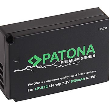 Patona 1297 Premium LP-E12 Canon Batarya