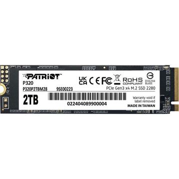 Patriot P320P2TBM28 P320 2 TB 3000/2200 MB/s M.2 2280 PCIe 3.0 NVMe SSD