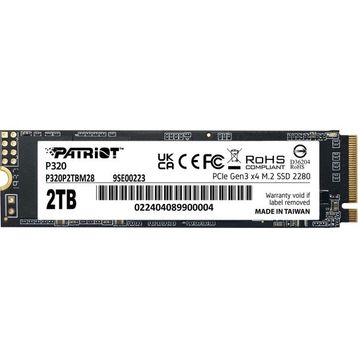 Patriot P320P2TBM28 P320 2 TB 3000/2200 MB/s M.2 2280 PCIe 3.0 NVMe SSD