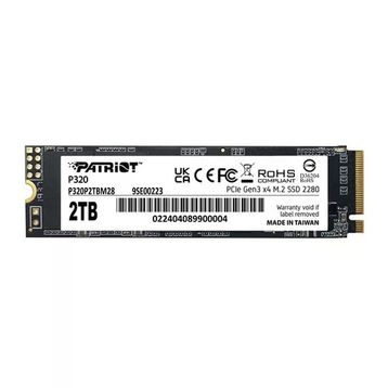 Patriot P320P2TBM28 P320 2 TB 3000/2200 MB/s M.2 2280 PCIe 3.0 NVMe SSD