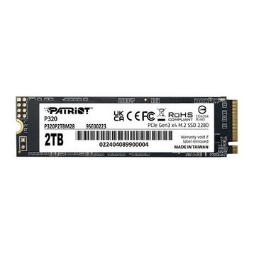 Patriot P320P2TBM28 P320 2 TB 3000/2200 MB/s M.2 2280 PCIe 3.0 NVMe SSD